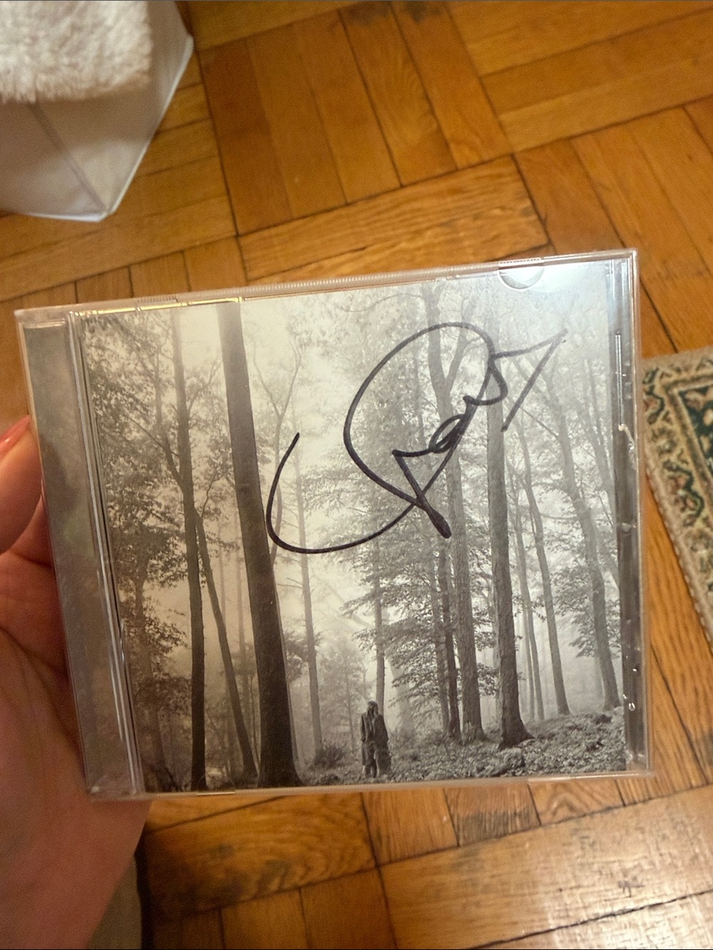 Signed Taylor Swift Folklore with CD